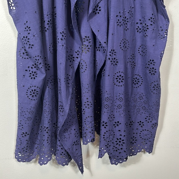 J. Crew Navy Eyelet Beach Coverup medium large
- gently used - Picture 5 of 9